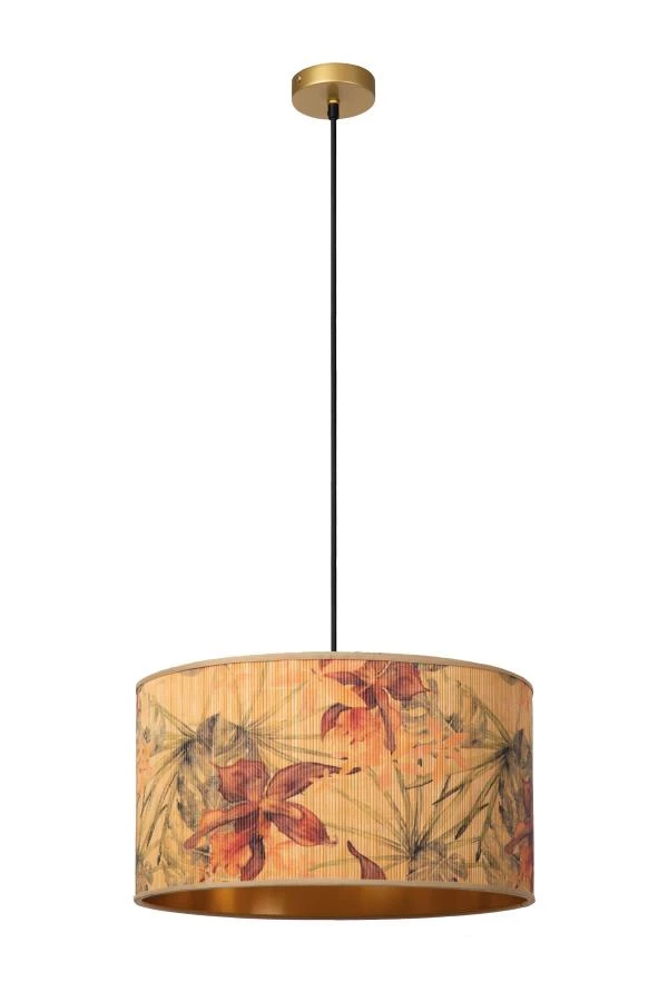 Lucide TANSELLE - Hanglamp - Ø 45 cm - 1xE27 - Multicolor - uit